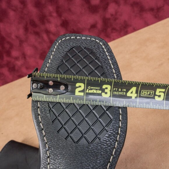 Frye Women Harness 12R Black Moto Biker Leather Mid Calf Boots 7M - Picture 6 of 9